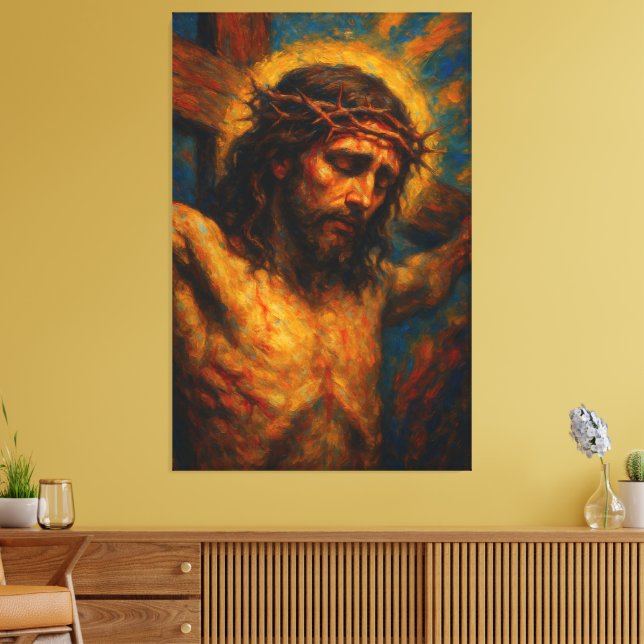 Christ in Agonie Leinwanddruck (Insitu (Wohnzimmer))