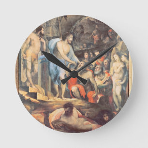 Christ in Limbo, c.1530-35 (Panel) Runde Wanduhr