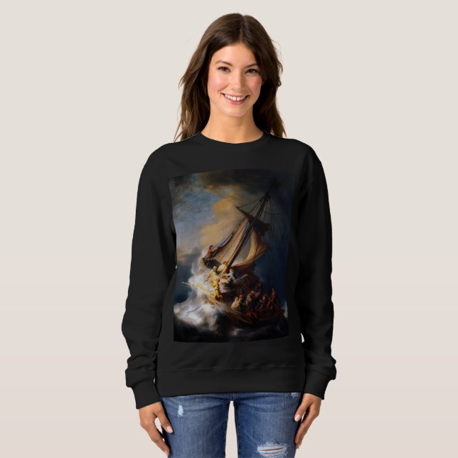 Christ in the Storm on the Sea of Galilee, 1633 Sweatshirt (Vorne ganz)