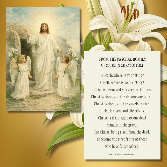 Christ Is Risen Catholic Easter Paschal Prayer (Von Creator hochgeladen)