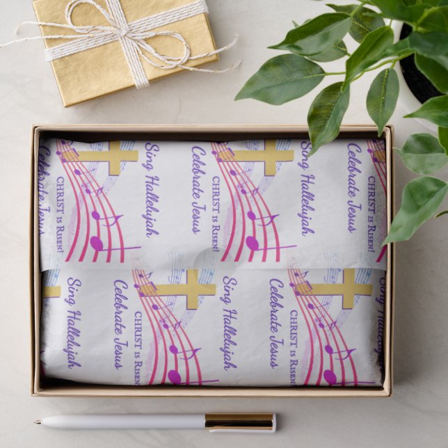 Christ is Risen Christian Easter Seidenpapier (Geschenk)