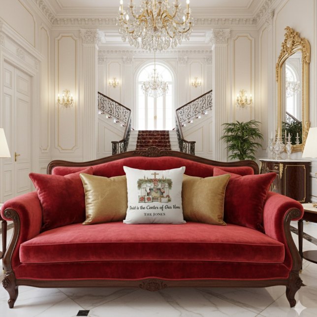 Christ is the Center Christmas  Kissen (Von Creator hochgeladen)