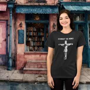 Christ ist König Religiös Tri-Blend Shirt
