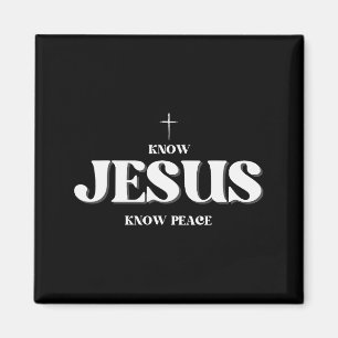 Christ kennt Jesus kennt Frieden Religion Gott Bib Magnet