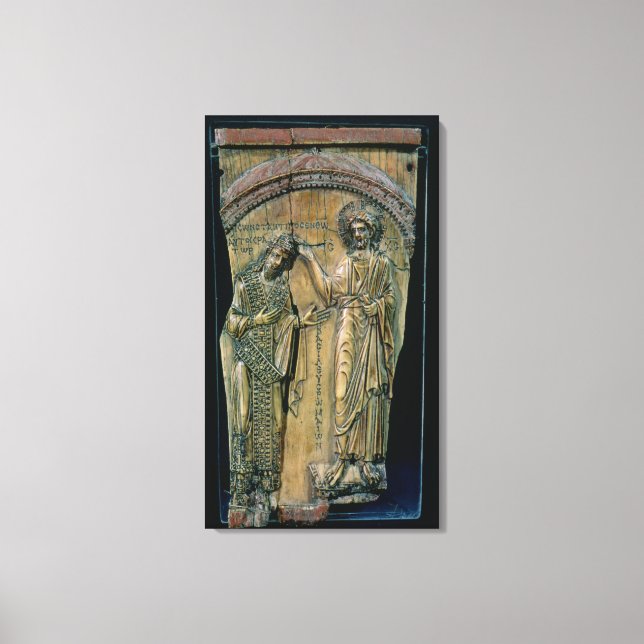 Christ Krönung des Kaisers Konstantin VII Leinwanddruck (Vorderseite)