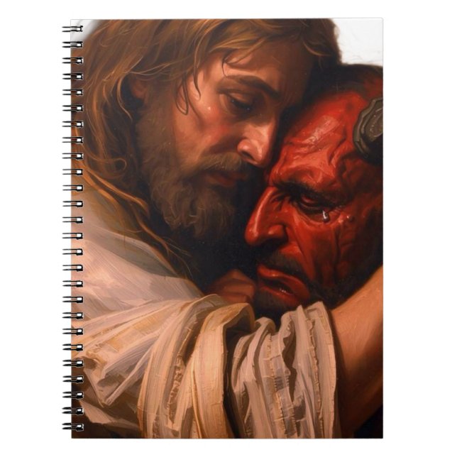 Christ Love Lucifer-Notebook Notizblock (Vorderseite)