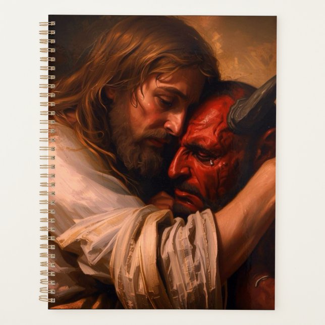 Christ Love Lucifer Planner Planer (Vorderseite)