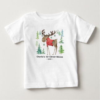Christ-Moose Karosserieanzug T - Shirt Baby First 
