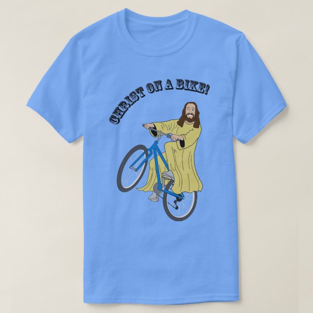 Christ on a bike  T-Shirt (Design vorne)