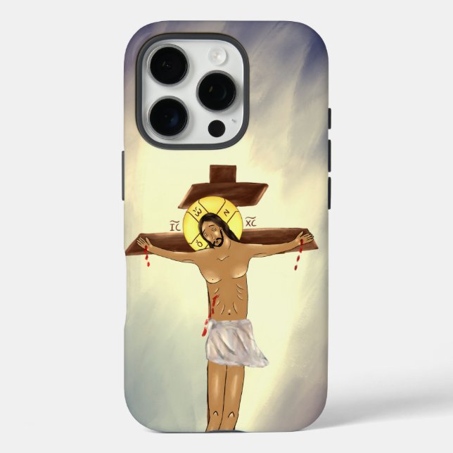 Christ on the Cross iPhone case (multiple sizes) (Rückseite)