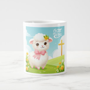 Christ/Ostern/Lamm/Kreuz Jumbo-Tasse