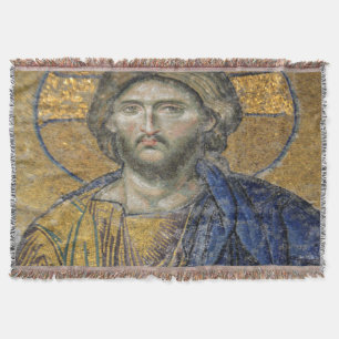 Christ Pantocrator Mosaic Iconic Religious Roman A Decke