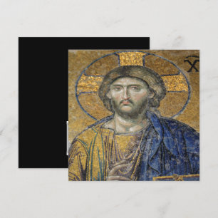 Christ Pantocrator Mosaic Iconic Religious Roman A Einladung