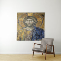 Christ Pantocrator Mosiac Iconic Religious Roman A
