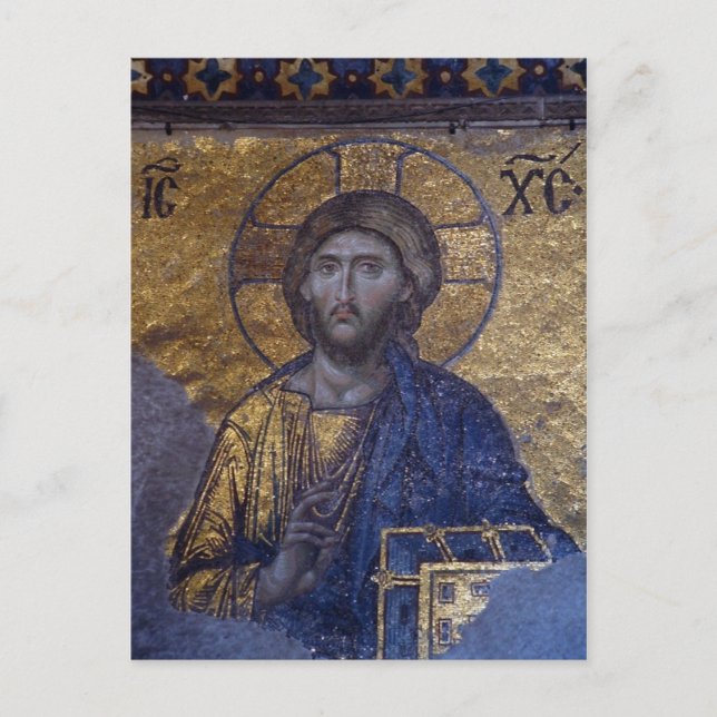 Christ Pantocrator Postkarte (Vorderseite)