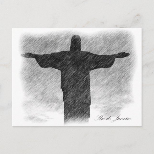 Christ Redeemer 1 Postkarte (Vorderseite)