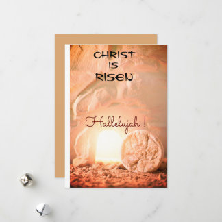 Christ ressuscité Hallelujah Carte de Pâques