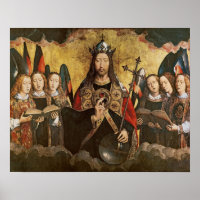 Christ Segen, zentrale Tafel aus einem Triptychon