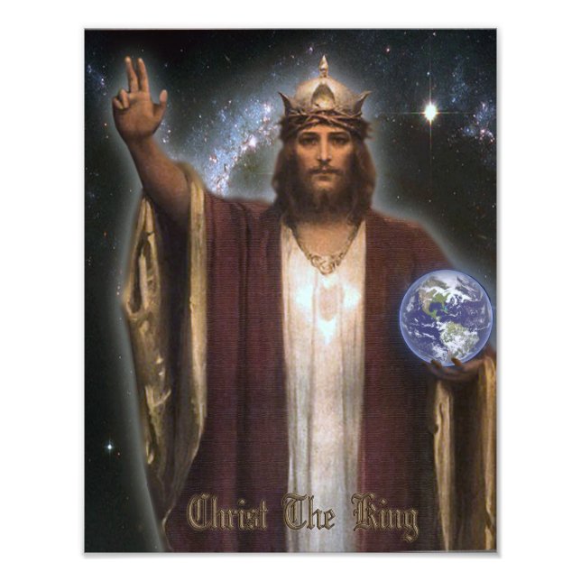 CHRIST THE KING SACRED POSTER (Devant)