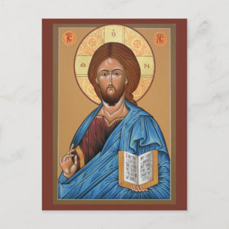 Christ the Light Giver Prayer Card Postkarte