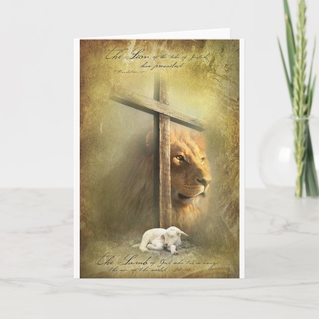 Christ The Lion of Judah Karte (Vorderseite)