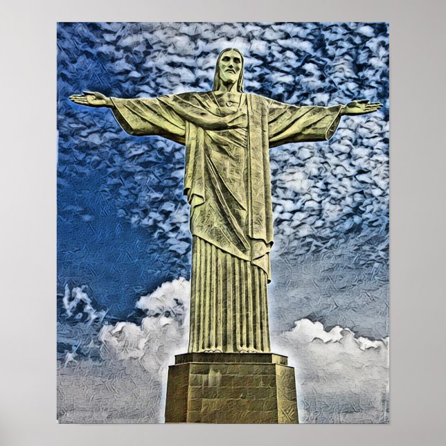 Christ the Redeemer Rio Poster (Vorne)