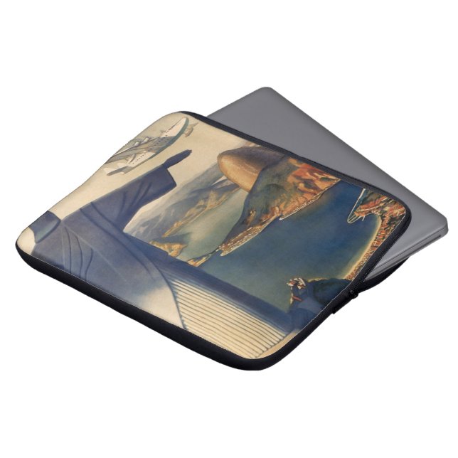 Christ the Redeemer Statue, Rio De Janeiro, Brasil Laptopschutzhülle (Vorne Oben)