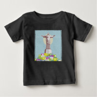 Christ the Redeemer Travel Poster Favela
