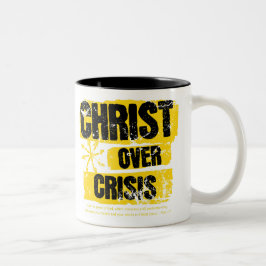 Christ über Krisen Tasse
