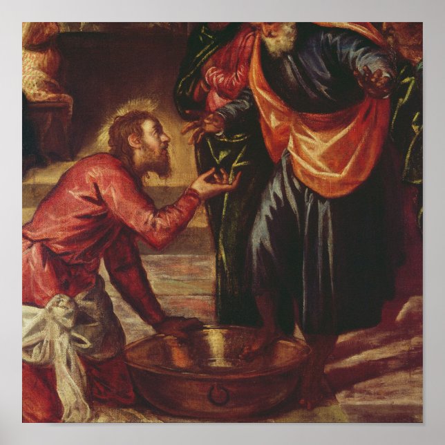 Christ Washing the Feet of the Jünger Poster (Vorne)