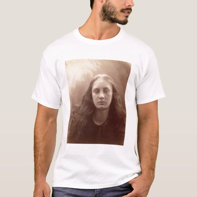 Christabel, Porträt von Mai Prinsep, c.1867 (Sepia T-Shirt (Vorderseite)