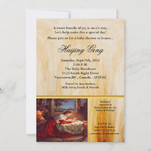 Christain Baby shower Invitation 2