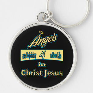 Christan Angels Are Rejoicing Keychain Schlüsselanhänger