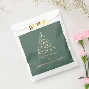 Christbaum Feliz Navidad y Prospero Año Nuevo Geschenktütchen