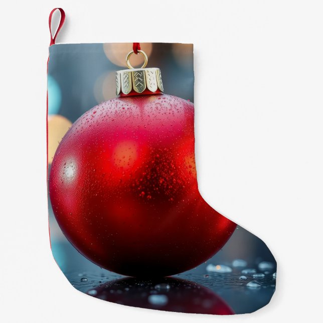 Christbaumkugel Kleiner Weihnachtsstrumpf (Vorderseite)