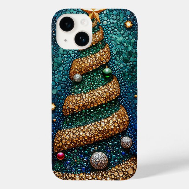 Christbaumkunst Case-Mate iPhone 14 Hülle (Rückseite)