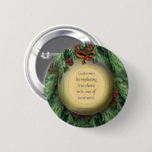 Christbaumschmuck-Fotobild Button