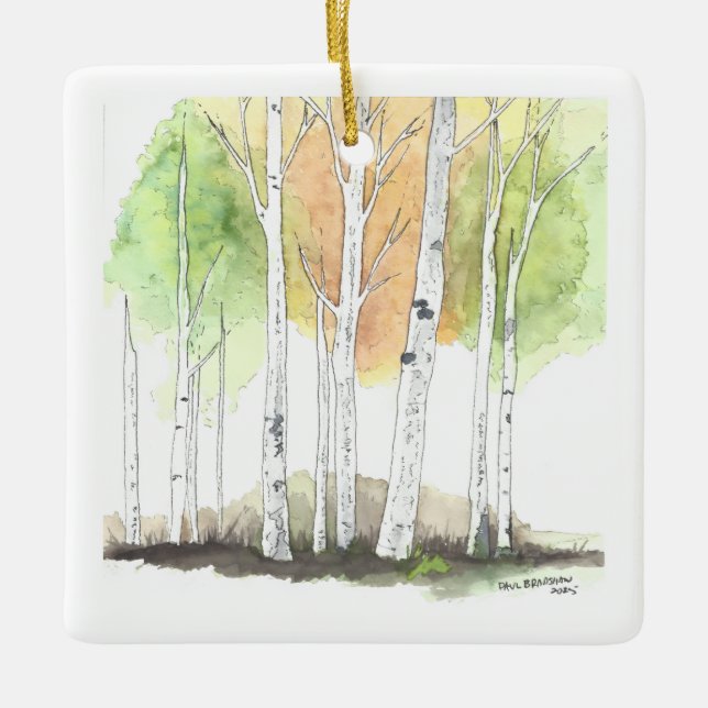 Christbaumschmuck Keramikornament (Vorderseite)