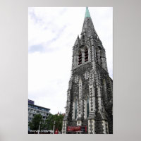 ChristChurch Cathedral, New Zealand Poster