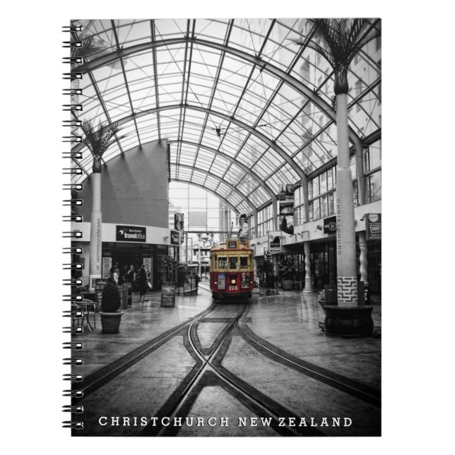 Christchurch City Tour Train New Zealand Notebook Notizblock (Vorderseite)