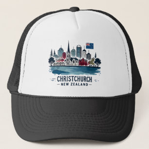Christchurch Neuseeland Truckerkappe