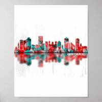 Christchurch New Zealand Skyline
