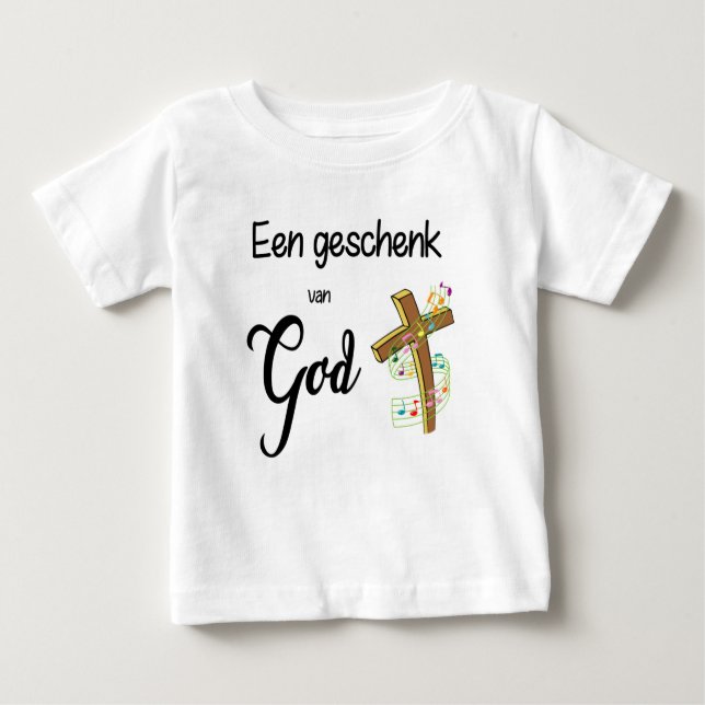 Christelijk baby Shirt - Je bent een geschenk (Vorderseite)