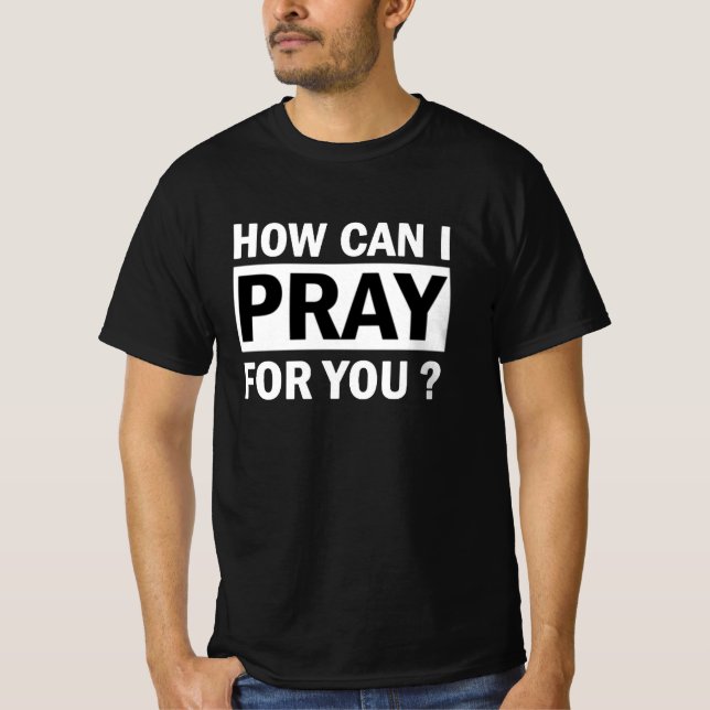 Christelijk zusammenhängender T - Shirt - Wie kann (Vorderseite)