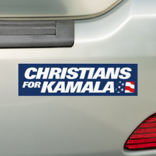 Christen für Kamala 2024 Autoaufkleber