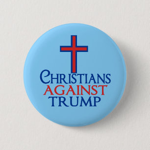 Christen gegen Trumpf Button