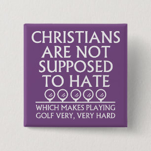 Christen sollen Golf nicht hassen Button