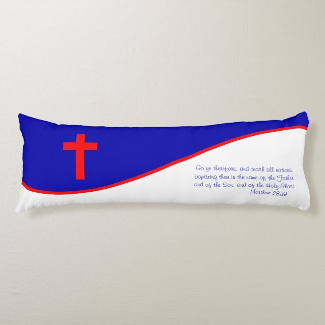 Christenflagge Inspiriert Seitenschläferkissen (Vorderseite)