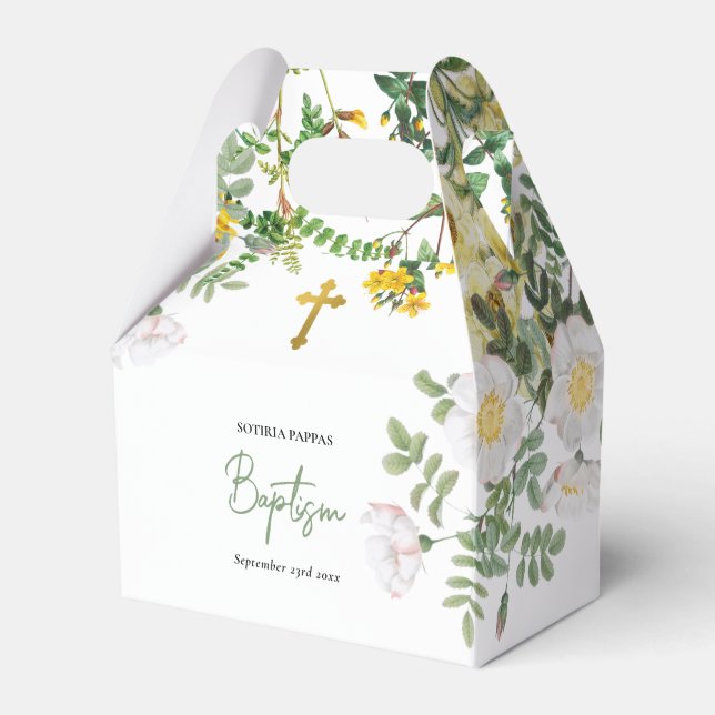 Christening Baptisse Favor Boy Girl Geschenkschachtel (Vorderseite)