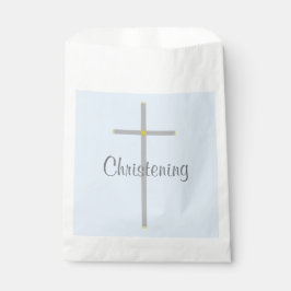 Christening Boy Light Blue Silver Cross Gevor Bag Geschenktütchen